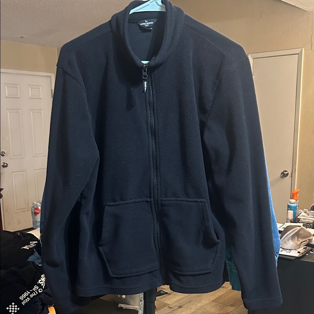 Eddie Bauer boys fleece Zip-Up Sweater